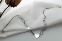 Damhalsband med hjärtan G648 5