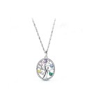 Damhalsband med livets träd D754 1