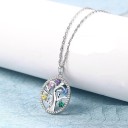 Damhalsband med livets träd D754 2