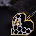 Damhalsband med ett bi D490 2