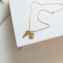 Damhalsband med lås och nyckel 4