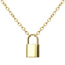 Damhalsband med lås D54 2