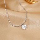 Damhalsband med zirkon D457 1