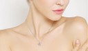 Damhalsband med zirkon G478 3