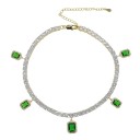 Damhalsband med zirkon G794 2