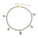 Damhalsband med zirkon G794 4