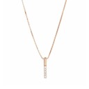 Damhalsband med zirkoner D45 2