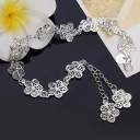 Damarmband med blommor H99 3