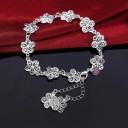 Damarmband med blommor H99 4
