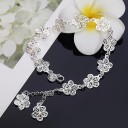 Damarmband med blommor H99 5