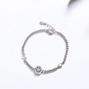 Damesarmband met smiley en hartjes 5