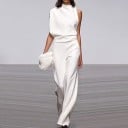 Ärmlös jumpsuit för kvinnor B828 1