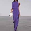 Ärmlös jumpsuit för kvinnor B828 4