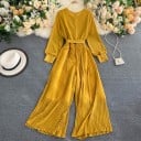 Långärmad jumpsuit för kvinnor A2548 4