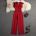 Jumpsuit för kvinnor med djup urringning B832 3