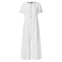 Jumpsuit för kvinnor med knappar A2916 1