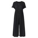 Jumpsuit för kvinnor med knappar A2916 2
