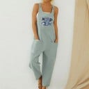 Jumpsuit för kvinnor med fisktryck 2