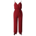 Jumpsuit för kvinnor med veckad topp 2