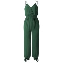 Jumpsuit för kvinnor med veckad topp 5