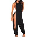Jumpsuit för kvinnor med hög slits 2