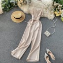 Jumpsuit för kvinnor med snörningsdetalj A2920 2