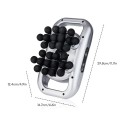 28-hoved vibrationsmassagepistol 2000 mAh 9 tilstande og 9 intensitetsniveauer ABS teknologi til muskelafslapning og kroppens regenerering 3