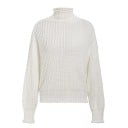 Suéter de cuello alto de punto para mujer 1