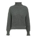 Suéter de cuello alto de punto para mujer 3