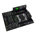 285 x 215 mm ATX Motherboard with LGA 2011-3 Socket and X99 Chipset for Xeon E5 with 4 DDR4 Slots up to 128 GB and 2x M.2 NVMe in Black 3