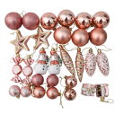 29 bucăți Ornamente de Crăciun Suspendate pentru Interior Forme Diverse Bile Om de Zăpadă Conuri Decor pentru Pomul de Crăciun și Decorațiuni Festive 2