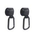 2er Set Kinderwagenhaken mit Karabiner 20 cm Verstellbarer Taschenhalter Einkaufsgurt für Kinderwagengriff 8