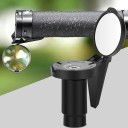 2er-Set schwarzer Mini-Rückspiegel für Fahrräder. Drehbarer Universal-Lenkerspiegel 16-22 mm. Durchmesser 3 cm. Verstellbares Fahrradzubehör. 4