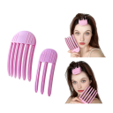 2er Set Volumen-Clips 15 cm für voluminöses Haar ab dem Ansatz, Clip mit 3 Zähnen und 6 Zähnen, Lockenwickler für Damen, mehr Volumen in der Frisur 2