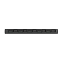 2i1 PWM- och ARGB-hub 10x 5V 3pin och 10x 12V 4pin SATA-strömförsörjning 3/4pin-ingång magnetisk bas 16,4x4,8x1,5 cm 3