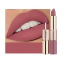 2in1 Vedenkestävä Mattahuulipuna Pitkäkestoisella Kiillolla Lip Stick Huulipuna Huulikiillolla 11