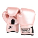 2ks boxerské tréningové rukavice Priedušné PU kožené rukavice MMA karate sparring bojové športové rukavice s penovou výplňou pre ochranu 7