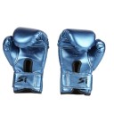 2ks boxerské tréninkové rukavice Prodyšné PU kožené rukavice MMA karate sparring bojové sportovní rukavice s pěnovou výplní pro ochranu 4