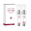 2x 5 ml Profesjonalny zestaw do laminacji rzęs i brwi Dwuskładnikowy Zestaw do Liftingu Rzęs i Brwi Ekstrakty Roślinne Długotrwałe Kręcenie i Odżywianie 1