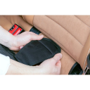 2x husă neagră pentru scaun auto din material Oxford Antiderapant respirabil rezistent la interiorul vehiculului protecția tapițeriei 5