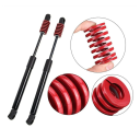 2x mola de apoio vermelha para o amortecedor das portas traseiras da mala em liga de alumínio 13 mm diâmetro interno 25 mm diâmetro externo comprimento 4 cm 3