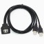 2x mufa USB cu cablu 1