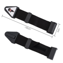 2x úchyt bezpečnostního pásu pro děti 30 x 6 cm Nastavitelný chránič ABS polyester Pohodlné cestování Dětská autosedačka Auto doplněk 2