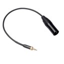 3.5 mm Jack to XLR 3-Pin Microphone Cable M/M 1