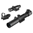 3-9X32 Rifle Scope with Red Laser 3