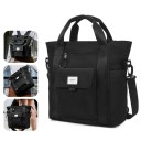 3 az 1-ben női hátizsák és táska crossbody pánttal, 15 l, vízálló oxford, válltáska 14 hüvelykes laptophoz iskolába és munkába 4