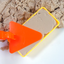 3 darabos strandjáték készlet homokhoz Lapát Forma Spatula hálóval Kerti játékok Strandfelszerelés gyerekeknek Nyári szórakozás 4