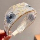 3 db hímzett csipkés fejpánt 12 cm méretben Virágos fejpántok Elegáns hajdíszek nőknek esküvőkre és ünnepi frizurákhoz 4