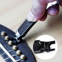 3-in-1 Guitar Tool String Winder String Cutter Bridge Pin Puller Practical Accessory for String Replacement Black Tool for Guitarists 2