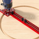 3-in-1 Router Holder for Precise Flat and Circular Routing Universal Guide Tool with Adjustable Clamp for Routers 3